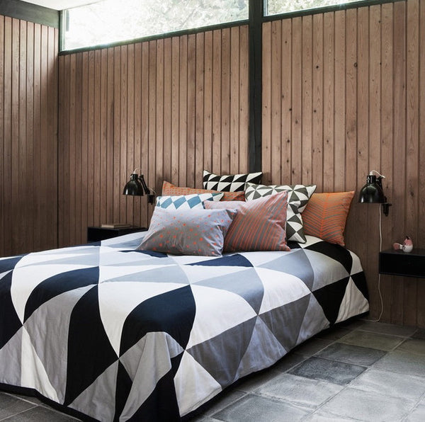 Ferm Living Geometry Cushion Curry - Danish Design