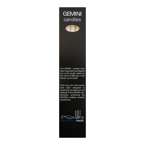 Candles for Gemini Candleholder - Danish Design