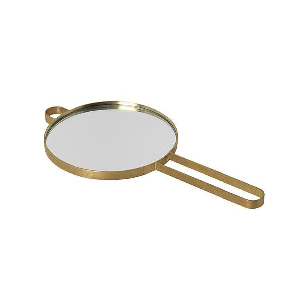 Ferm Living Poise Hand Mirror - Brass - Danish Design
