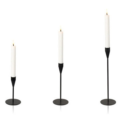 Piet Hein Saturn, Jupiter, Venus and Mars Candleholders in Black - Danish Design