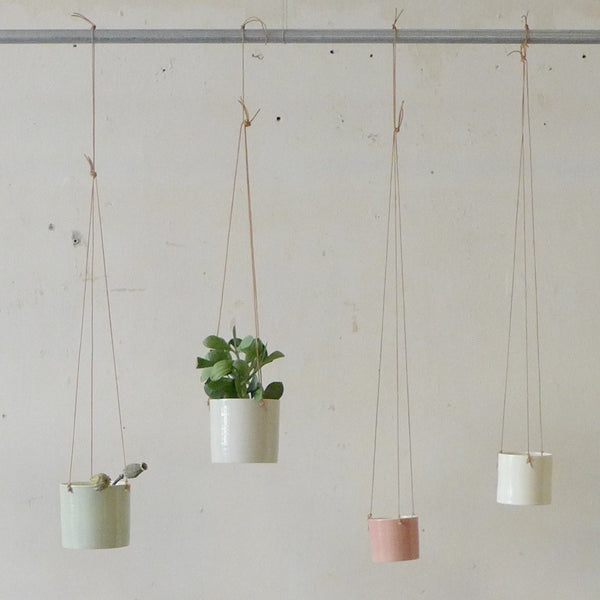 Anne Black Handmade Grow Hanging Flowerpot - Medium - Danish Design