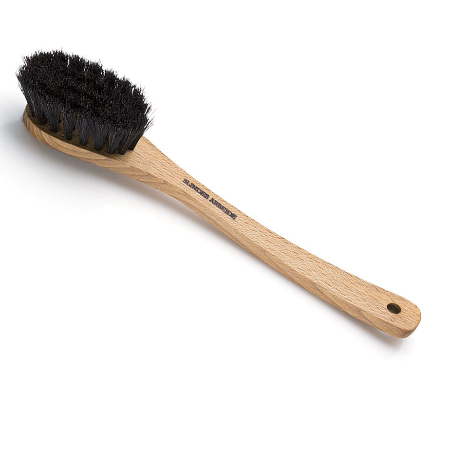 Classic Dish Washing Brush, Stainless Steel Handle, with Natural