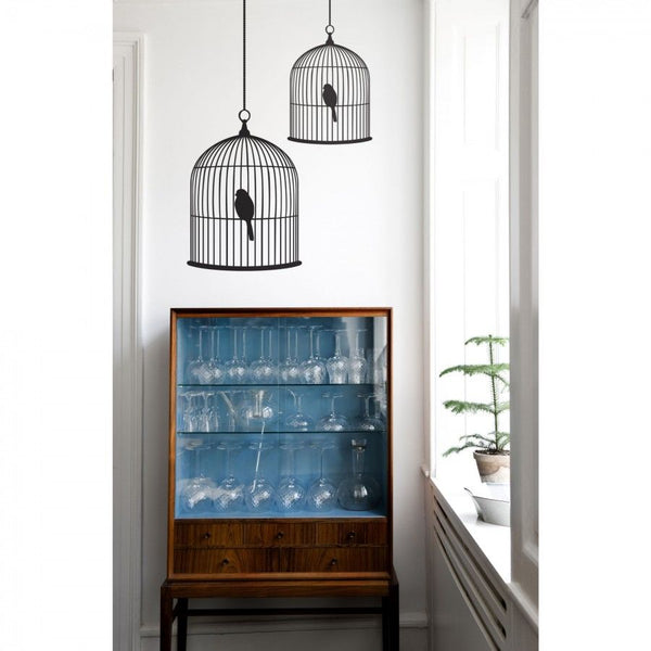 Ferm living Bird Cage Wall Sticker Danish Design
