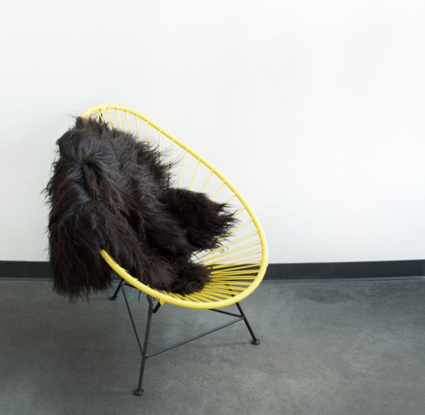 Black Sheep White Light - Icelandic Sheep Skin - Danish Design