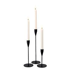 Piet Hein Saturn, Jupiter, Venus and Mars Candleholders in Black - Danish Design
