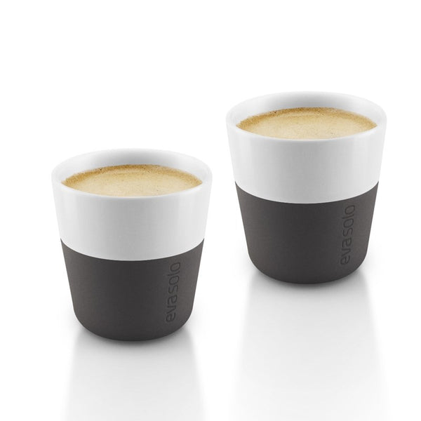 Eva Solo | 2 Lungo Tumbler Mugs | 8 oz Porcelain Coffee Cup Tumblers with  Silicone-coated Grip | Dan…See more Eva Solo | 2 Lungo Tumbler Mugs | 8 oz