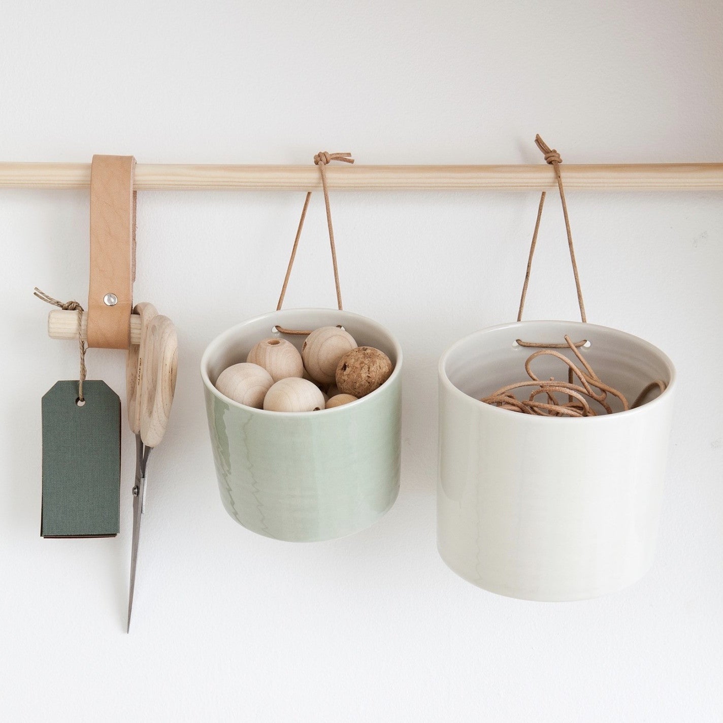 small black hanging planter Anne Black Grow Wall Hanging Flowerpot