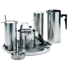 Stelton Cylinda-line AJ Jug with Ice lip - Danehus Stelton Cylinda-line AJ Jug with Ice lip - Danehus