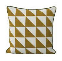 Ferm Living Geometry Cushion Curry - Danish Design