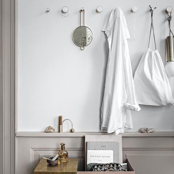 Ferm Living Poise Hand Mirror - Brass - Danish Design