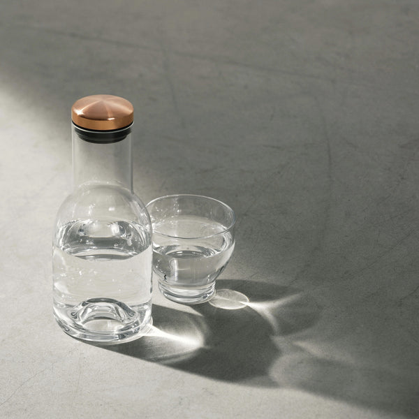 Menu Water Bottle with Copper Lid - Danish Design